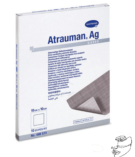 پانسمان نقره آترومن 10*10