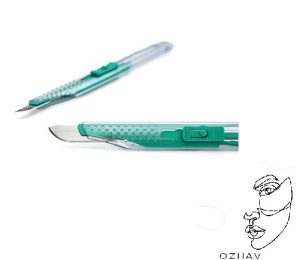 تیغ بیستوری دسته دار بی بران