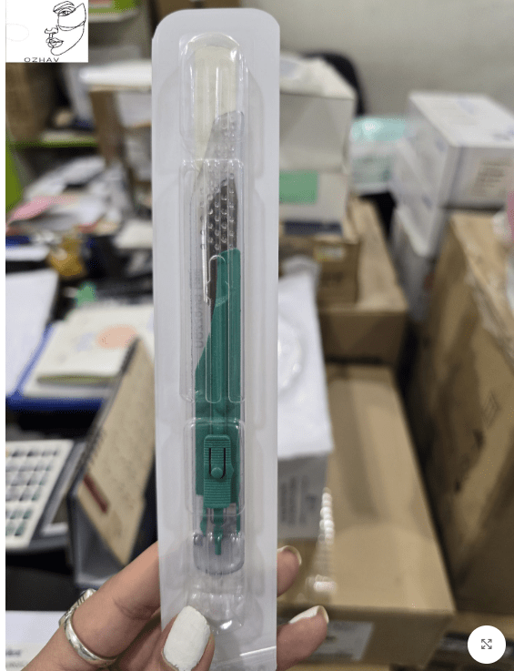 تیغ جراحی بی بران دسته دار 10