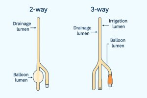 تفاوت سوند فولی دوراه و سه راه