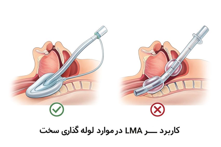 تفاوت لوله تراشه و لارنژیال ماسک
