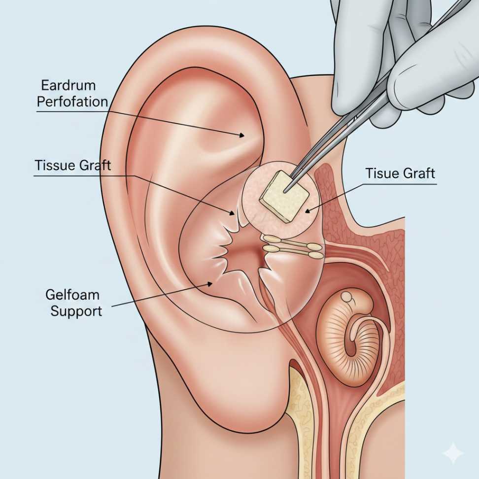 کاربرد ژلفوم در جراحی گوش