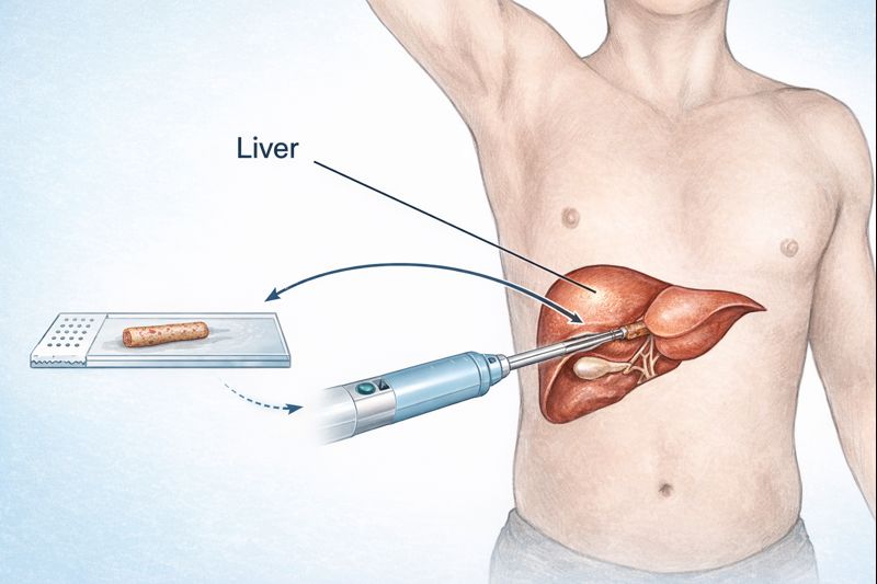 نمونه گیری از کبد