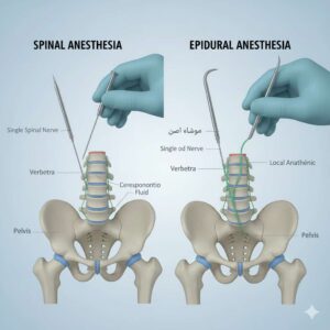 تفاوت اسپاینال و اپیدورال