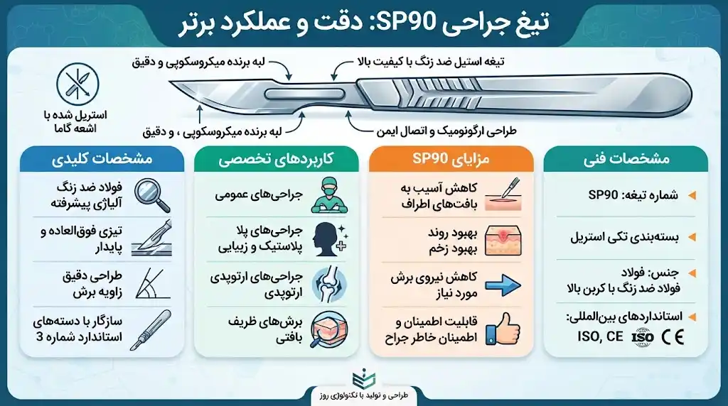 تیغ جراحی SP90 دقیقاً چیست؟